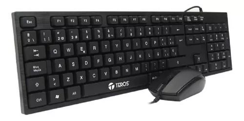 Combo Teclado Mouse Alambrico Español Po